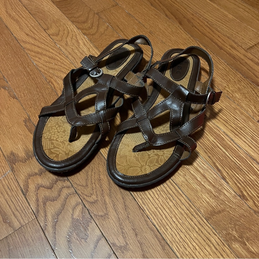 b.o.c. Born Concept Brown Strap Sandals - Picture 2 of 10